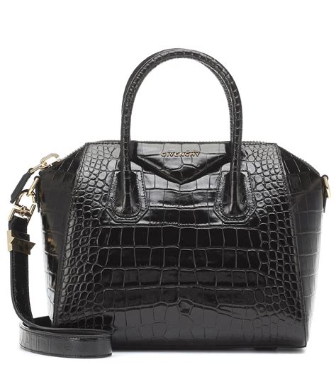 givenchy faux leather antigona bag|Givenchy crocodile antigona.